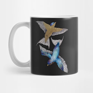 Golden birds Mug